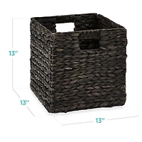 Best Choice Products 13x13in Hyacinth Storage Baskets, Set of 5 Multipurpose Collapsible Organizers