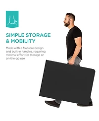 Best Choice Products 6ft Plastic Folding Table, Indoor Outdoor Heavy Duty Portable w/ Handle, Lock