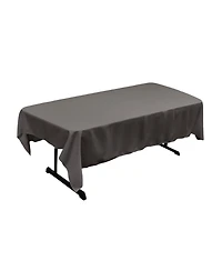 Wrinkle-Resistant Rectangular Tablecloth – Durable Polyester Poplin for Indoor & Outdoor Entertaining