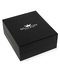 Rhona Sutton Silver Stainless Steel Miami Cuban 9" Chain Bracelet