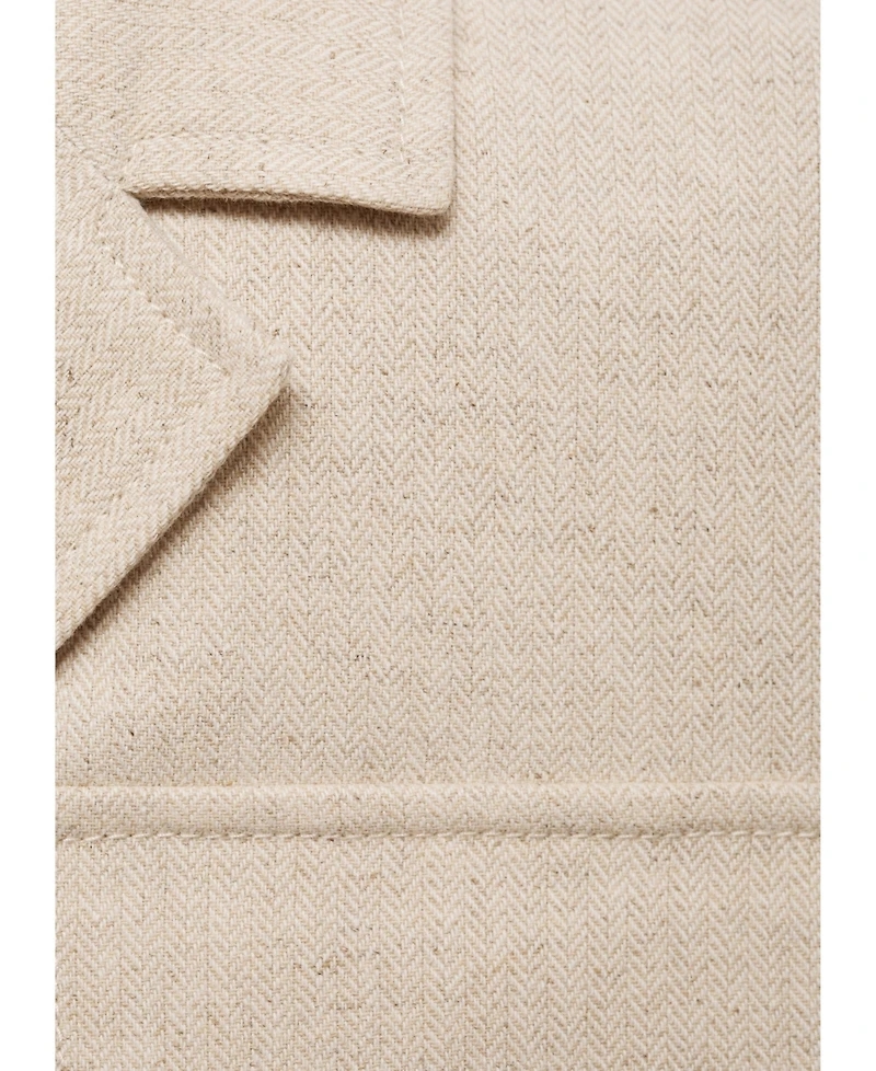 Mango Women's Pocketed Cotton Jacket