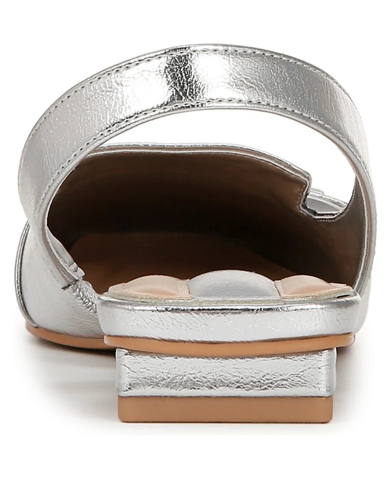 Franco Sarto Women's Teagan Square Toe Slingback Flats