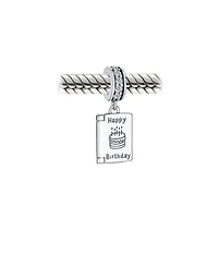 Bling Jewelry Multi Color Ice Cream Cone Charm Bead Two Tone 14K Gold Plated .925 Sterling Silver Fits European Bracelet