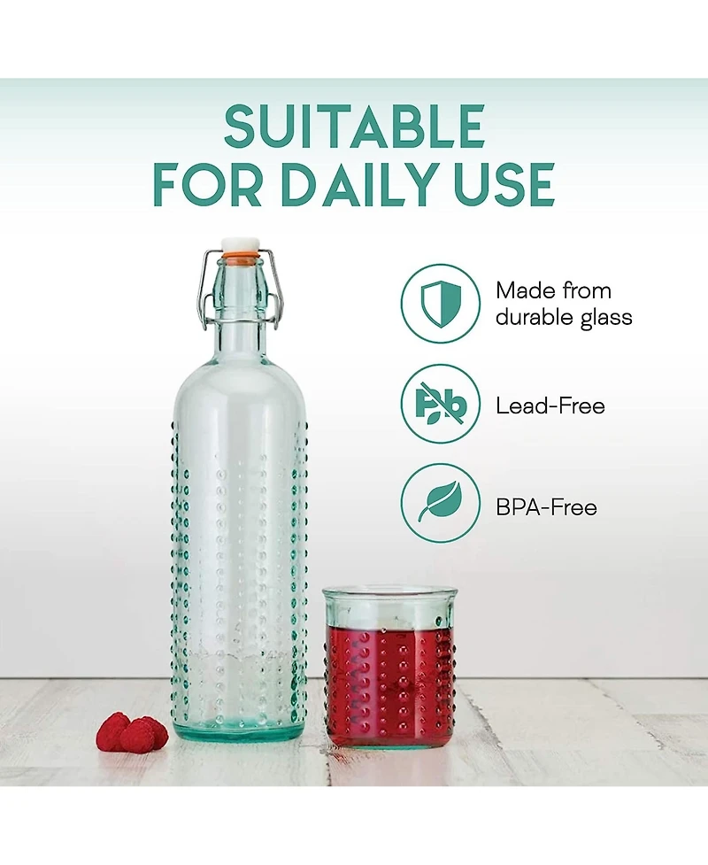 Amici Home Urchin Glass Bottle