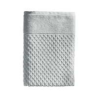 Linery & Co. Quick-Drying Cotton Diamond Waffle Textured Bath Towel, 54" x 27"