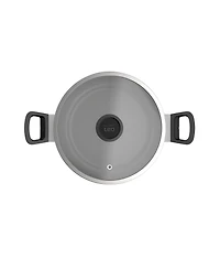 BergHOFF Leo Glints Nonstick Recycled Aluminum Stockpot 9.5", 5.9qt. With Glass Lid
