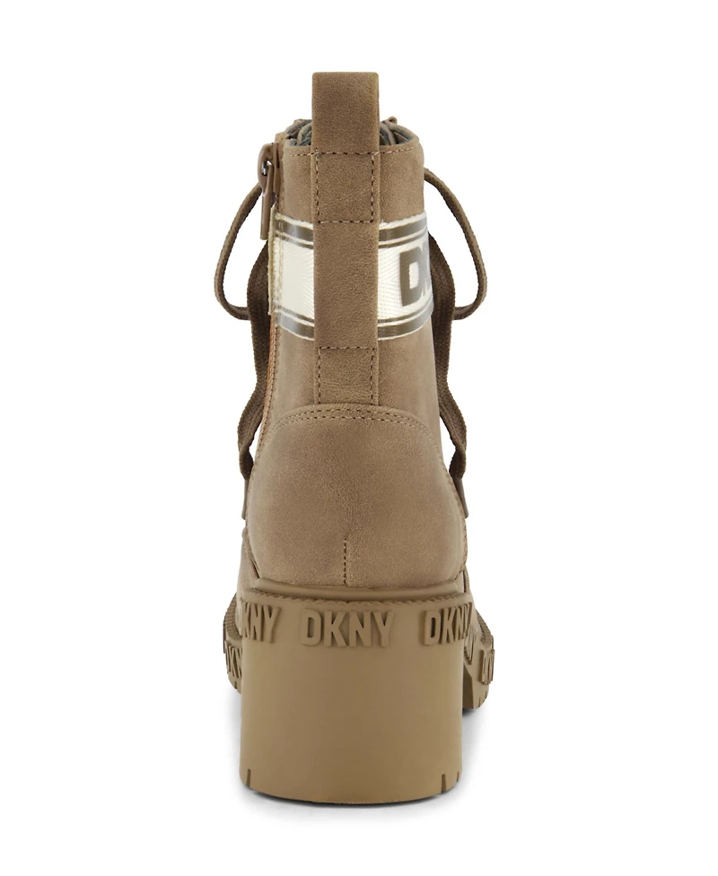 Dkny Little and Big Girls Hayley Hira Combat Boot