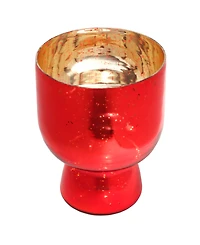 Mikasa Mercury Glass Hurricane, 8.5 Inches