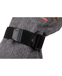 Alpine Swiss Men's Waterproof Snow Gloves Zipper Pockets Winter Sport Mittens