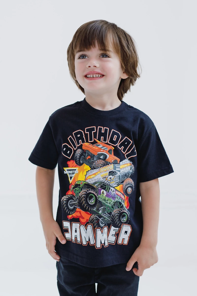 Monster Jam Toddler Boys Birthday T-Shirt