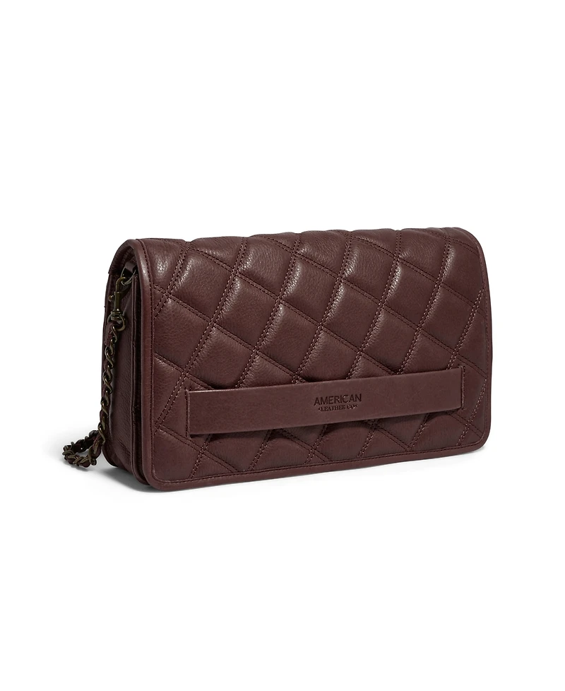 American Leather Co. Emerson Quilted Convertible Shoulder