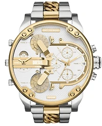 Diesel Men's Mr. Daddy 2.0 Chronograph Two-Tone Stainless Steel Watch 57mm