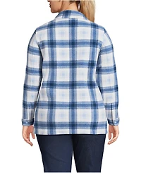 Lands' End Plus Anyweather Fleece Shirt Jacket