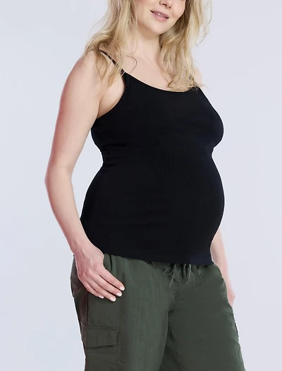 Motherhood Maternity Clip Down Nursing Tank Top Cami