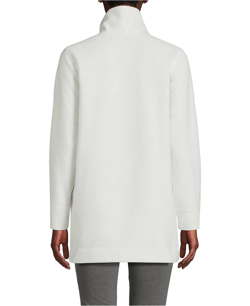 Lands' End Women's Luxe Fleece Coat