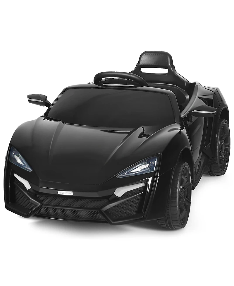 12V Kids Ride On Car 2.4G Rc Electric Vehicle w/ Lights MP3 Openable Doors
