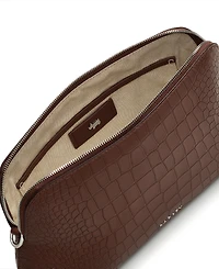 Radley London Liverpool Street 3.0 Faux Croc Zip Top Crossbody Bag