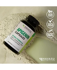 Apigenin 50mg Supplement for Sleep Aid, Cognition & Relaxation without Melatonin | Andrew Huberman Sleep Cocktail Stack | Bonus Support for Natural Pr