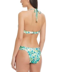 Red Carter Womens Underwire Bra Bikini Top Bikini Bottoms
