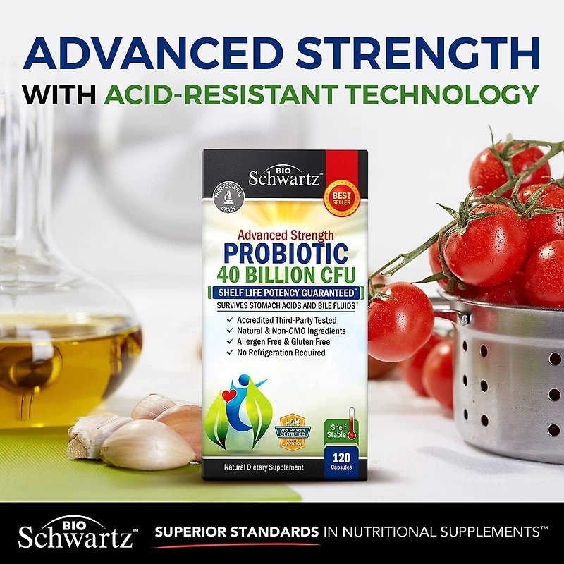 Daily Probiotic Supplement 40 Billion Cfu