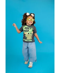 Star Wars Toddler Boys The Mandalorian Yoda T-Shirt and Mesh Shorts Outfit Set
