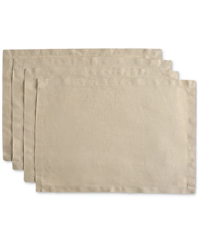 Year & Day Linen Solid-Color Placemat, Set of 4