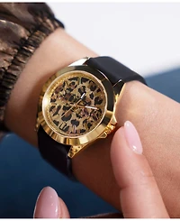 Guess Women's Analog Black Silicone Watch 36mm