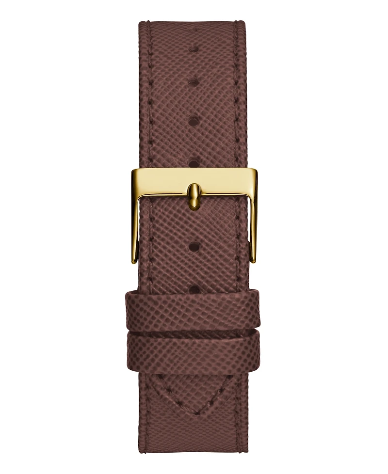 Guess Women's Multi- Function Brown Leather Watch 36mm
