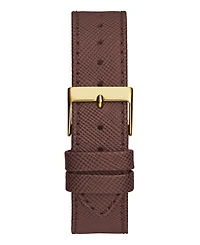 Guess Women's Multi- Function Brown Leather Watch 36mm