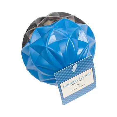 Country Living Geometric Design Textured Ball Dog Chew Toy