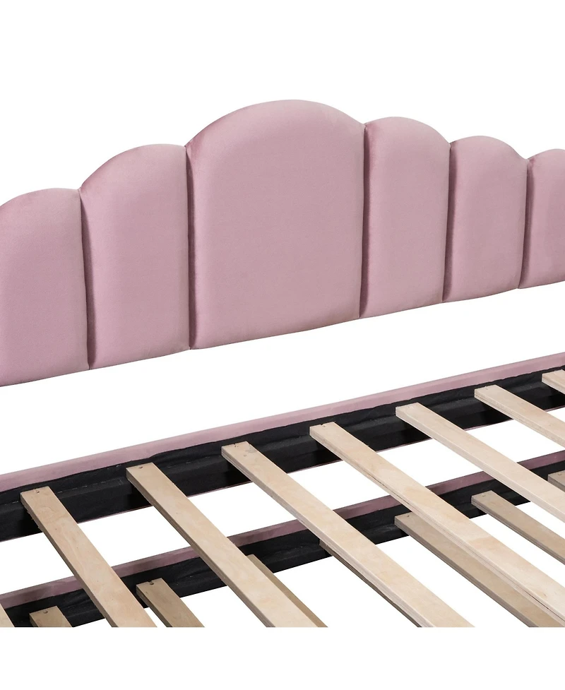 Slickblue Twin Size Upholstered Daybed with Trundle – Versatile Bed for Extra Sleeping Space