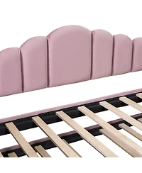 Slickblue Twin Size Upholstered Daybed with Trundle – Versatile Bed for Extra Sleeping Space