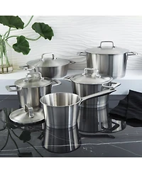 BergHOFF DiNA Meta 10pc Recycled 18/10 Stainless Steel Cookware Set