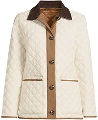 Lands' End Women's Reversible Barn Quilted Insulated Jacket
