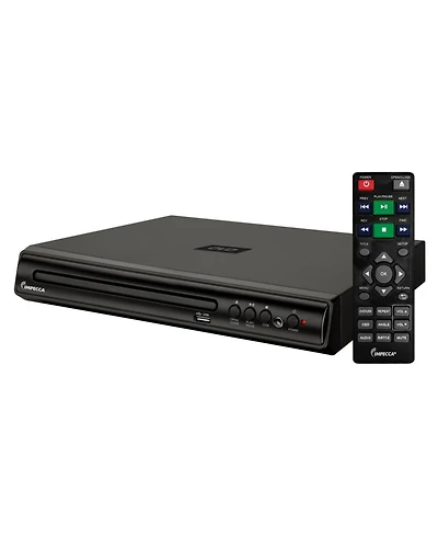Impecca Compact Home Dvd Player with Usb Playback, Black