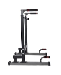 BalanceFrom Multi-Function Home Gym Exercise Dip Stand, 500lb Capacity, Black