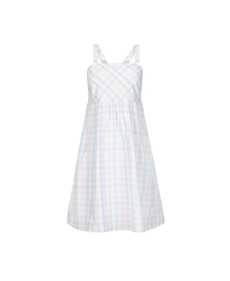 Hope & Henry Women's Organic Sleeveless Seersucker Sundress