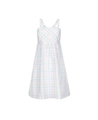 Hope & Henry Women's Organic Sleeveless Seersucker Sundress