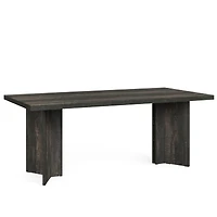 Tribesigns 63-inch Dining Table for 4-6, Farmhouse Kitchen with Large Tabletop, Rectangular Dinner Eating