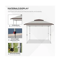 Slickblue Pop-Up Canopy Tent for Quick and Easy Outdoor Shelter