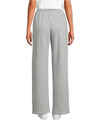 Lands' End Women's Petite Serious Sweats High Rise Relaxed Straight Leg Pants - Set Bottom