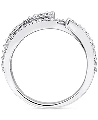 Moissanite Wrap Statement Ring (1/2 ct. t.w.) Sterling Silver
