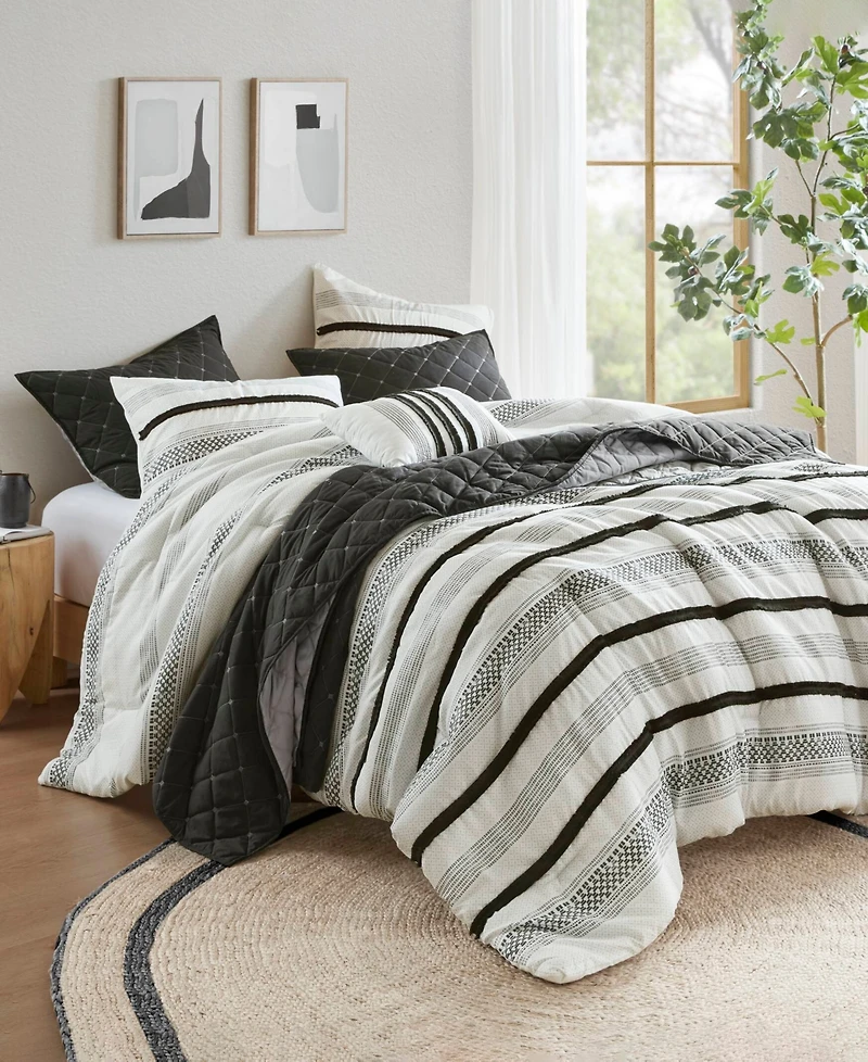 Madison Park Carolina Stripe 7-Pc. Comforter Set, King/California King