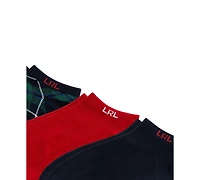 Lauren Ralph Lauren Women's 3-Pk. Blackwatch Tartan Low-Cut Socks