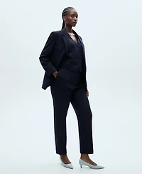 Mango Women's Straight Suit Pants