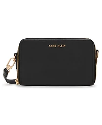 Anne Klein 3 Piece Gift Set with Double Zip Camera Crossbody