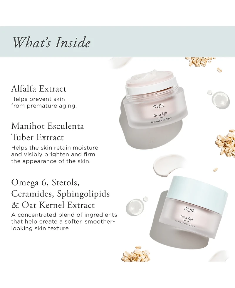 PUR Get A Lift Firming Facial Cream, 1 oz.