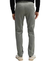 Boss by Hugo Boss Men's Stretch-Cotton Satin Slim-Fit Chinos