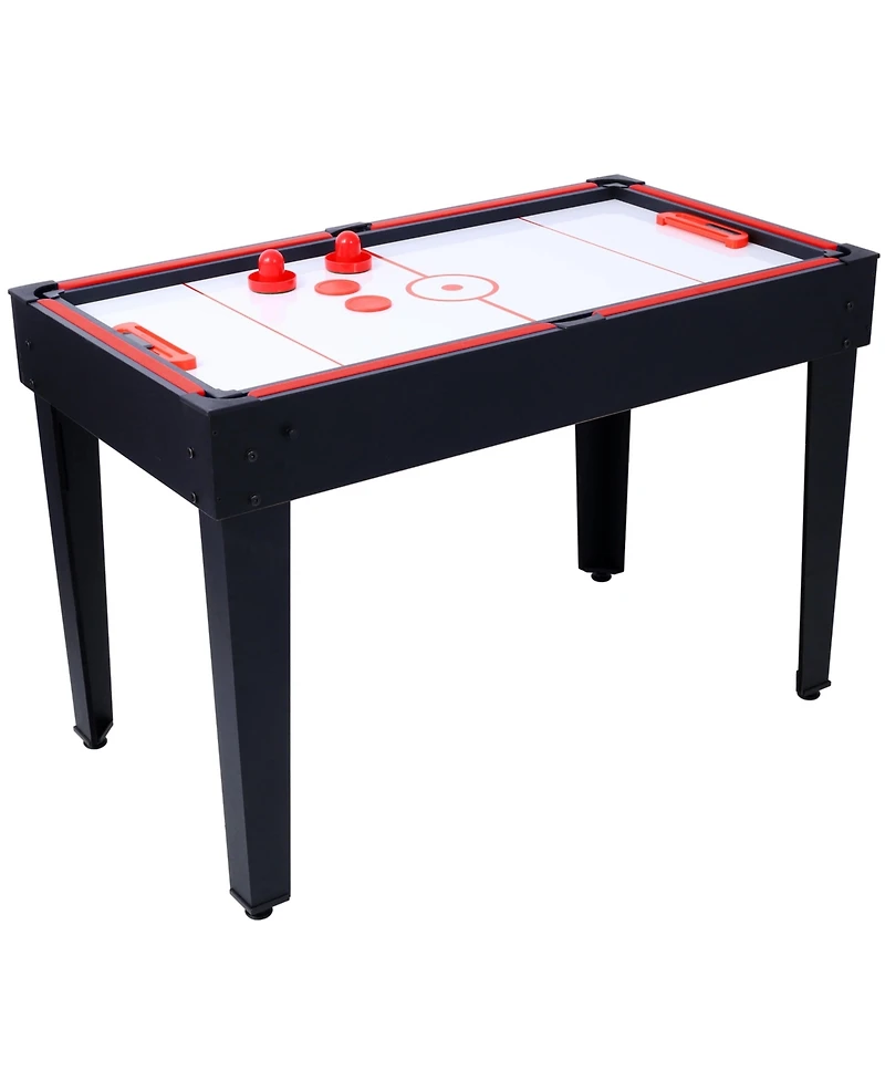 Slickblue 5-in-1 Multi-Game Table - Billiards, Push Hockey, Foosball, Ping Pong, and Basketball