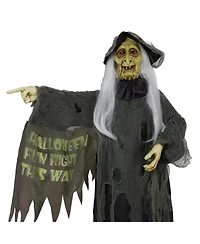 Yescom Animated Halloween Decorations,Scary Witch,6FT Life Size,Motion/Sound Activated Party Outdoor 2024